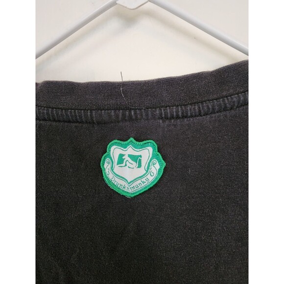 Vintage Drunk Munky T Shirt Mens 2XL Oversized Skater Y2K Skateboard Graphic Tee - Picture 6 of 9